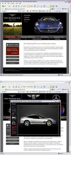 Euro Motoring Club - Web Site